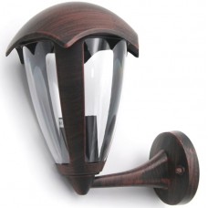 Φωτιστικό Φανάρι Επίτοιχο 1xE27 Αλουμινίου Σκουριά Ρουστίκ IP44 9-036181